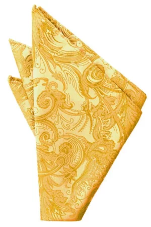 Tapestry Tangerine Pocket Square