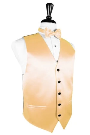 Apricot Vitro Satin Vest