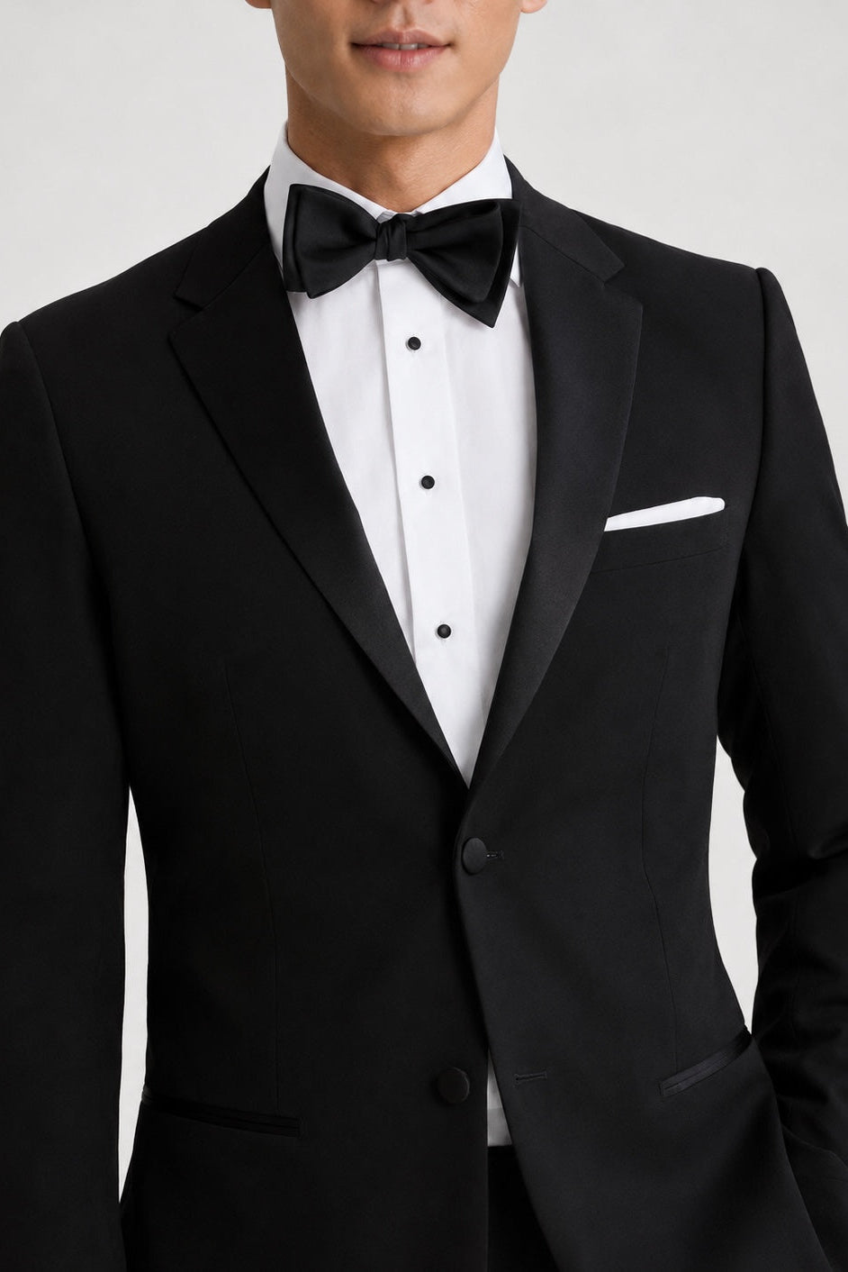 Black Notch Tuxedo angle 3 | TuxKit Black Notch Tuxedo angle 3