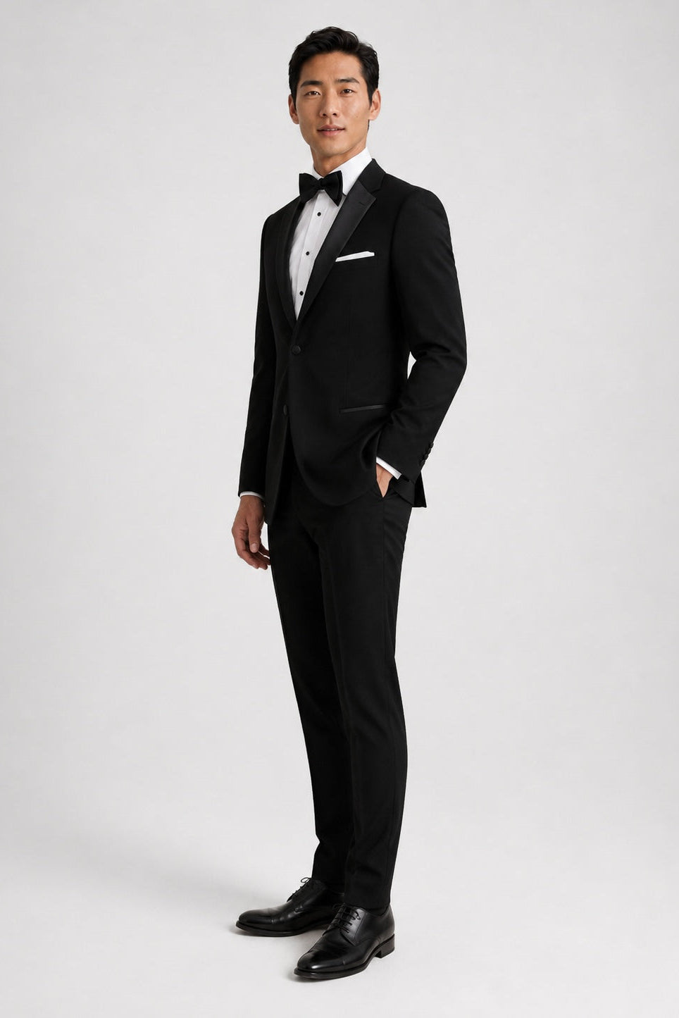 Black Notch Tuxedo angle 4 | TuxKit Black Notch Tuxedo angle 4