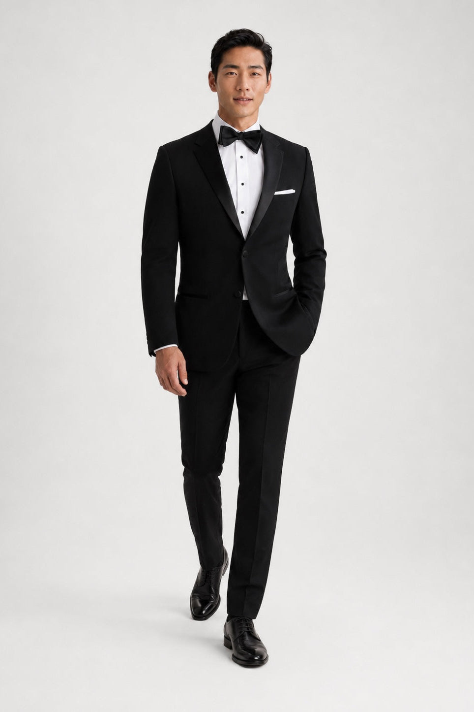 Black Notch Tuxedo angle 5 | TuxKit Black Notch Tuxedo angle 5