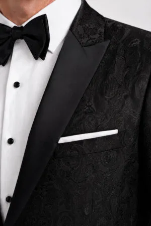 Black Paisley Tuxedo angle 2