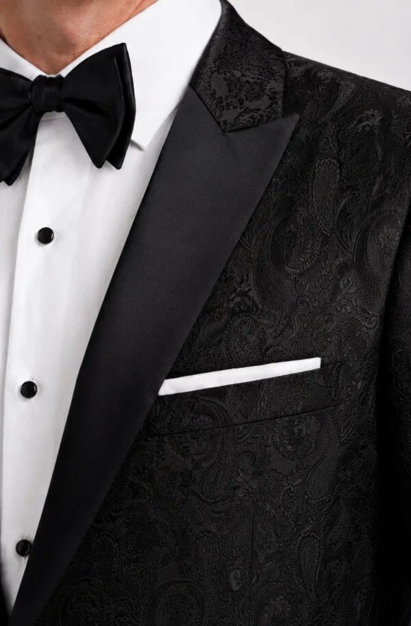 Black Paisley Tuxedo angle 2