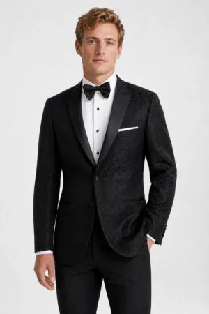 Black Paisley Tuxedo angle 1