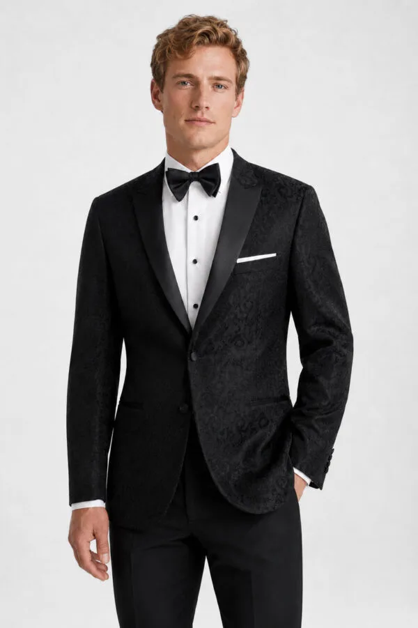 Black Paisley Tuxedo angle 1