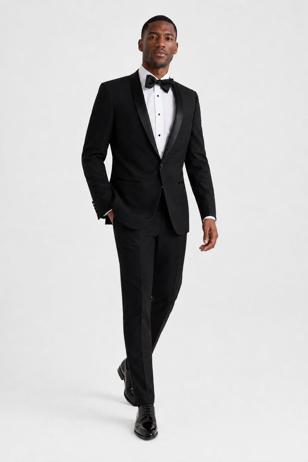 Black Shawl Tuxedo angle 6 | TuxKit Black Shawl Tuxedo angle 6