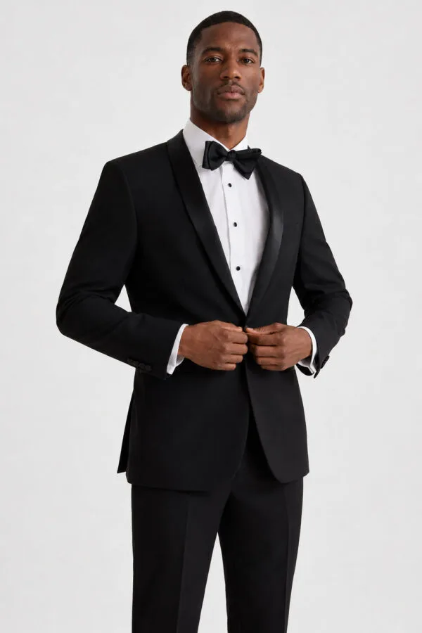 Black Shawl Tuxedo angle 2