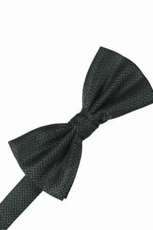 Asphalt Herringbone Bowtie