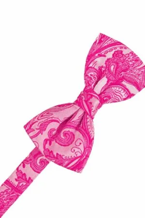 Fuchsia Tapestry Bowtie
