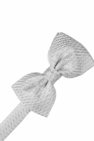 Silver Venetian Bowtie