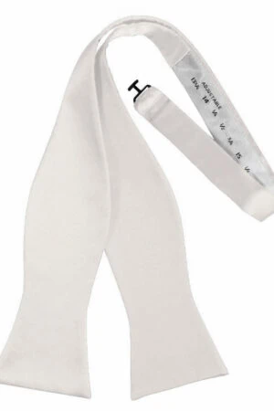Angel Pink Self-Tie Solid Satin Bowtie