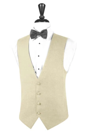 Tan Suit Fabric Vest