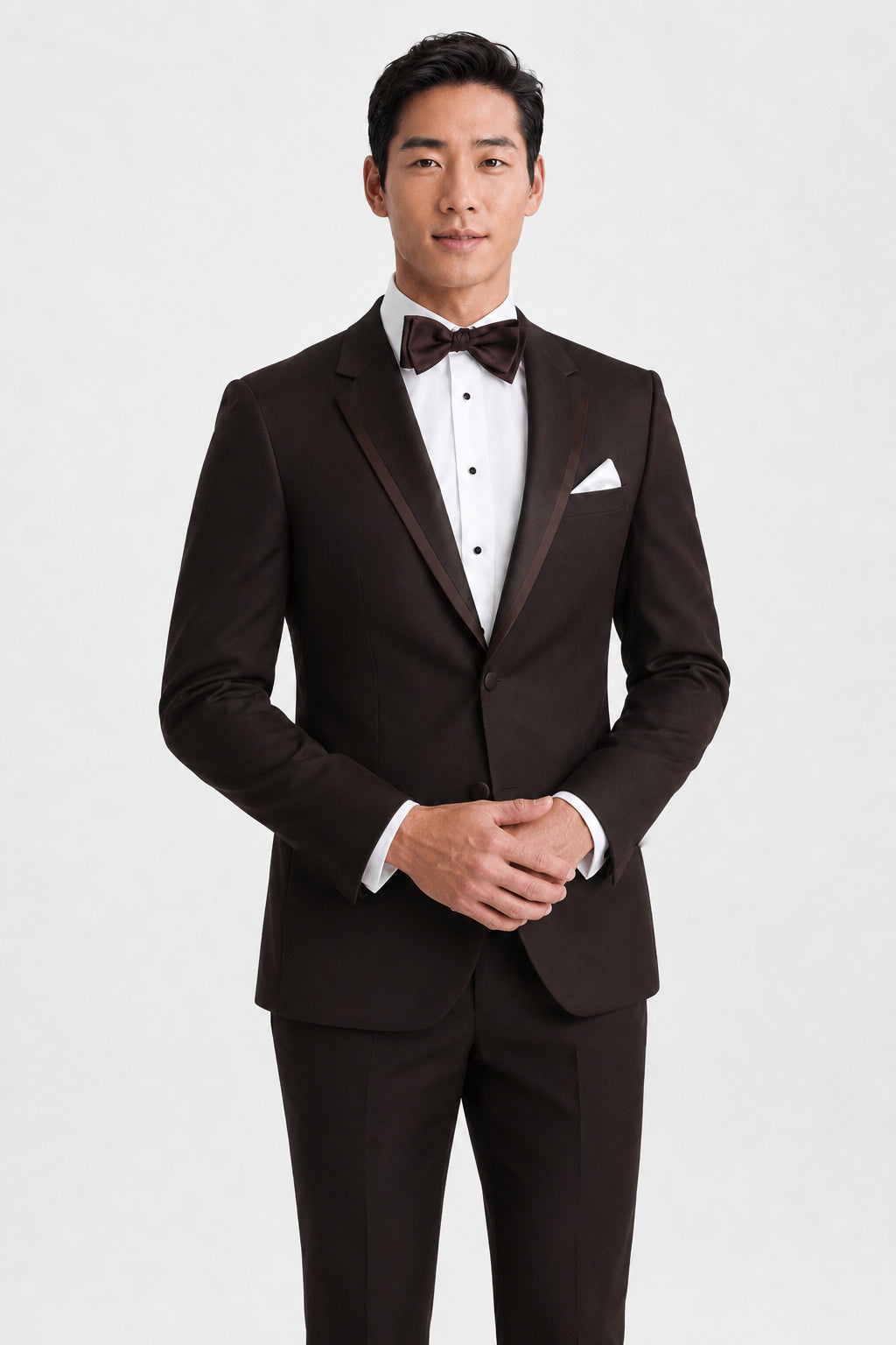 Chocolate Edge Tuxedo angle 3 | TuxKit Chocolate Edge Tuxedo angle 3
