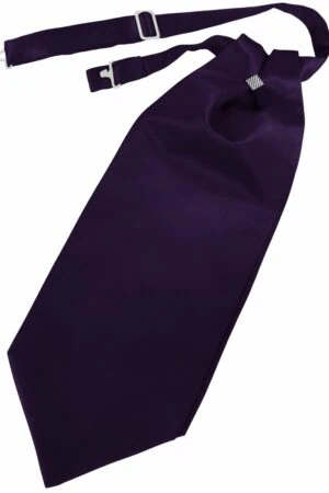 Amethyst Solid Satin Cravat