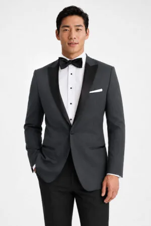 Steel Gray Peak Tuxedo angle 1