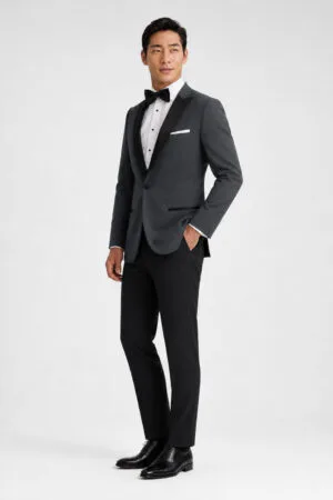 Steel Gray Peak Tuxedo angle 2