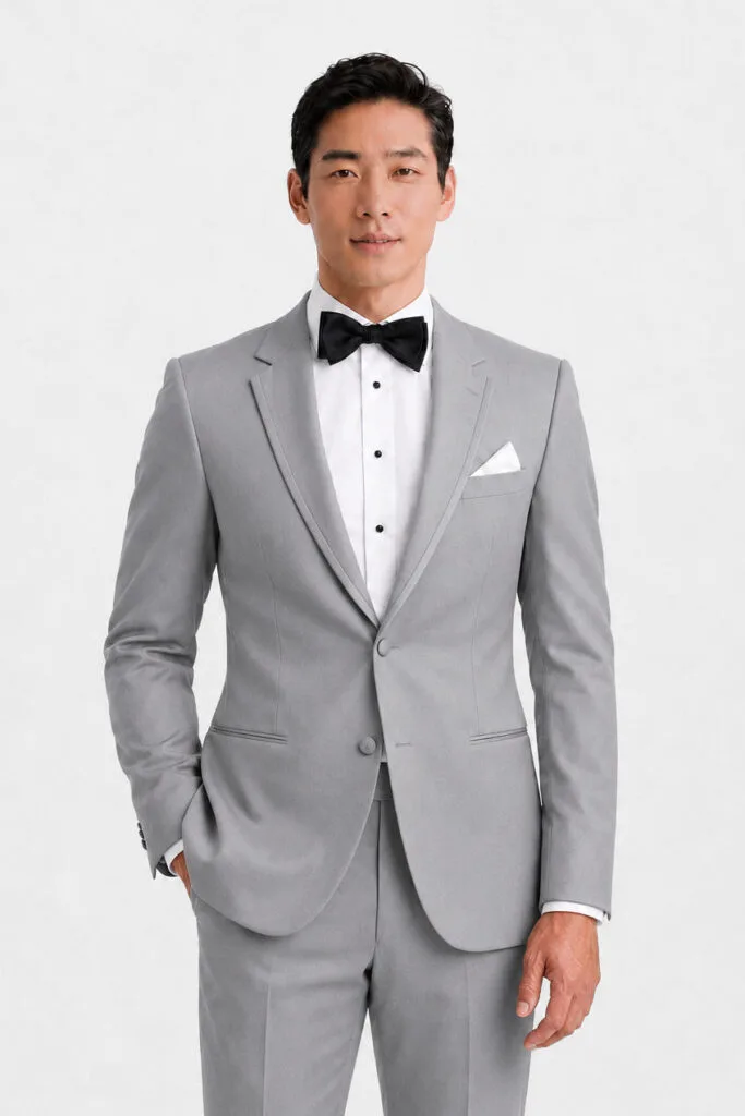 Heather Gray Infinity Tuxedo angle 1