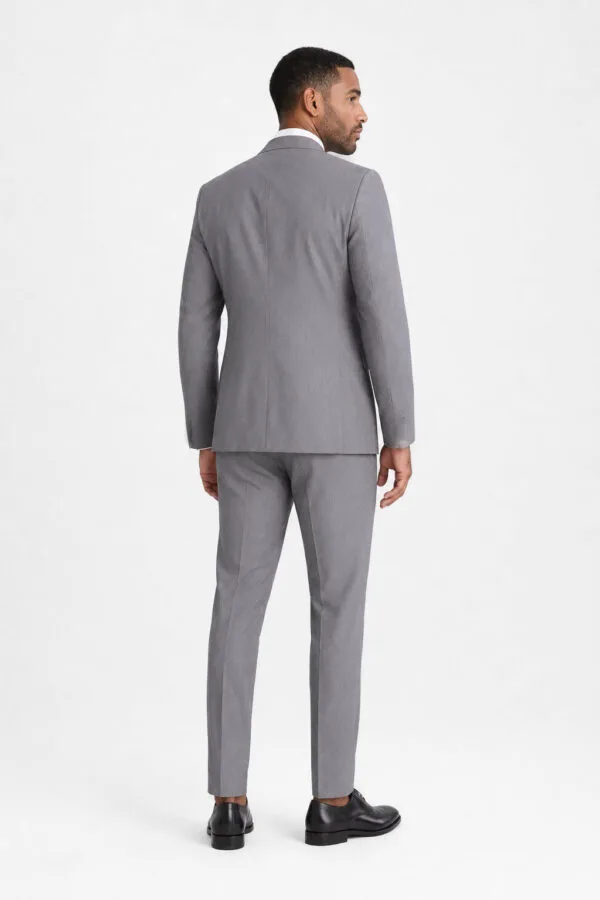 Heather Gray Suit angle 4