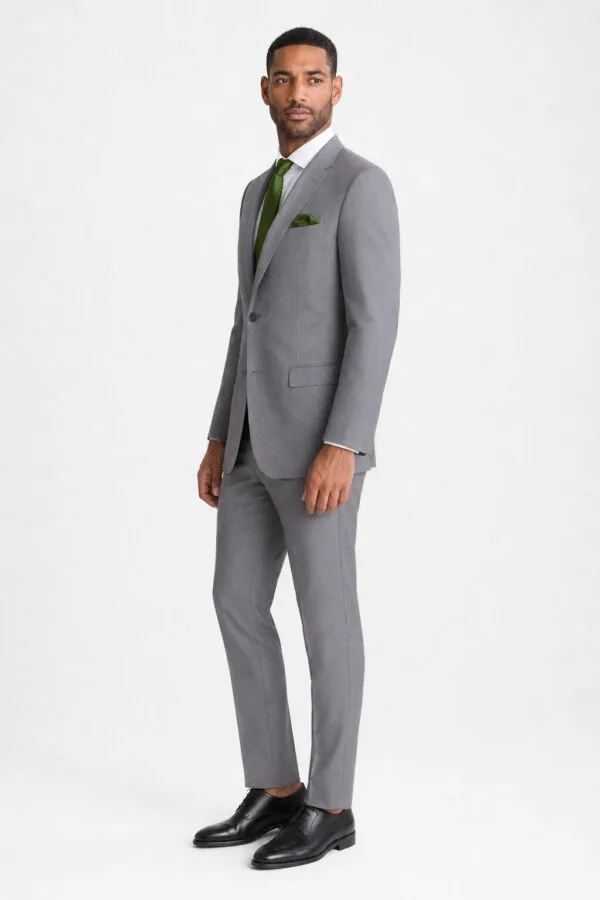 Heather Gray Suit angle 2