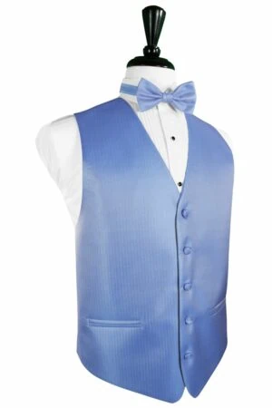 Cornflower Herringbone Vest