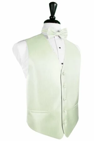 Pistachio Herringbone Vest