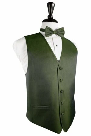 Sage Herringbone Vest