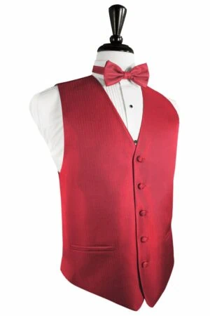 Watermelon Herringbone Vest