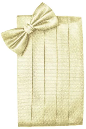 Banana Herringbone Cummerbund