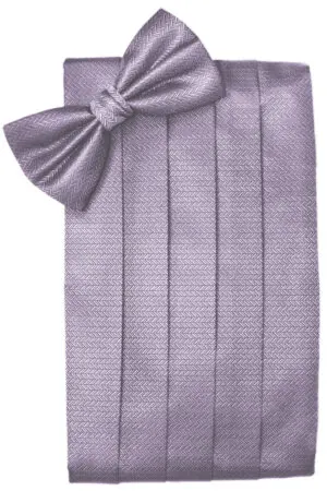 Heather Herringbone Cummerbund