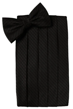 Black Palermo Cummerbund