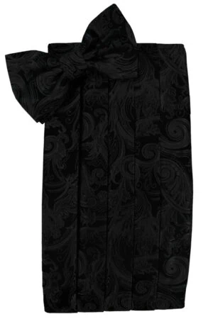 Black Tapestry Cummerbund