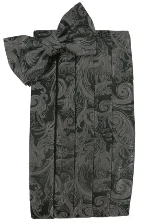 Charcoal Tapestry Cummerbund
