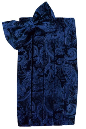 Royal Blue Tapestry Cummerbund