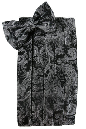 Silver Tapestry Cummerbund