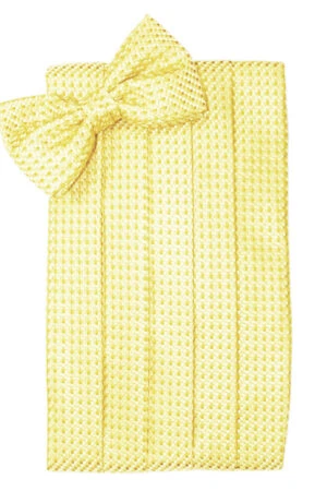 Buttercup Venetian Cummerbund