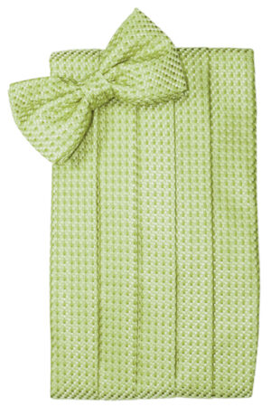 Lime Venetian Cummerbund