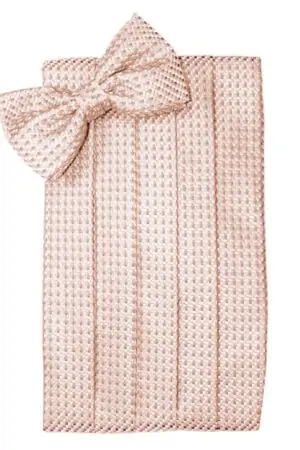 Peach Venetian Cummerbund