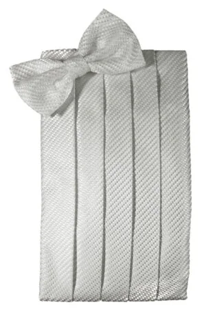 Platinum Venetian Cummerbund