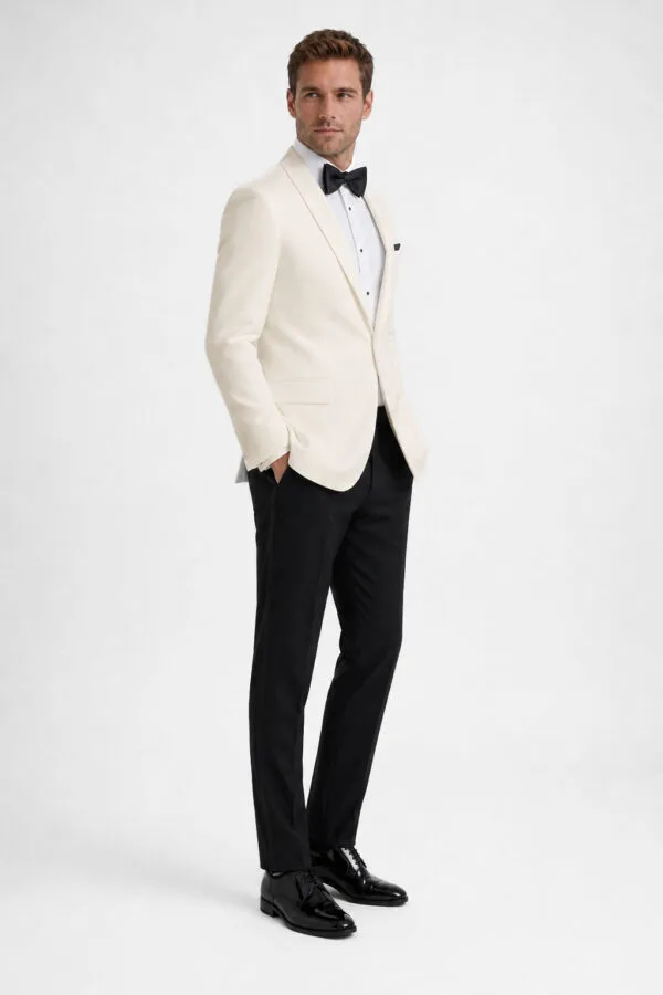 Ivory Dinner Jacket angle 4