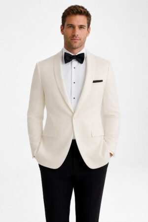 Ivory Dinner Jacket angle 1