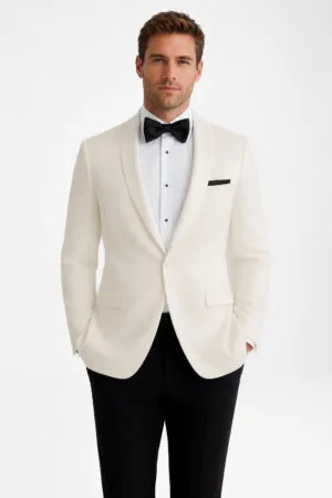 Ivory Dinner Jacket angle 1