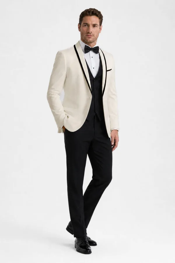 Ivory Waverly Tuxedo angle 2