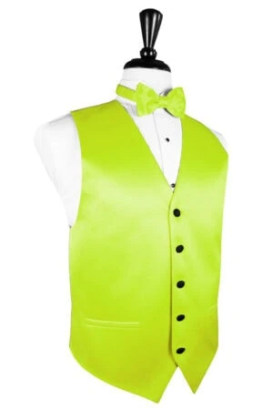 Lime Vitro Satin Vest