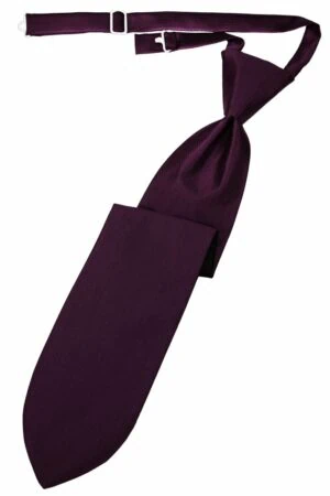 Sangria Herringbone Long Tie