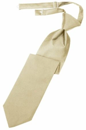 Bamboo Solid Satin Long Tie
