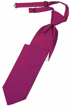 Watermelon Solid Satin Long Tie