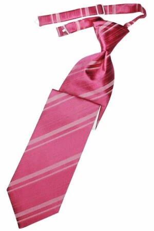 Watermelon Striped Satin Long Tie