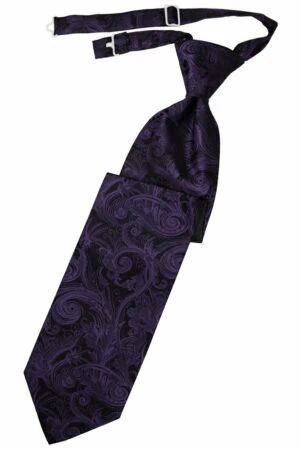 Amethyst Tapestry Long Tie