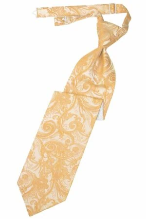 Apricot Tapestry Long Tie