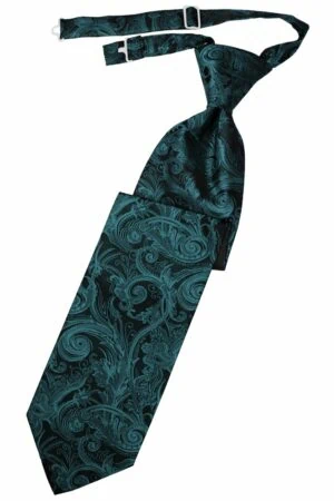 Jade Tapestry Long Tie